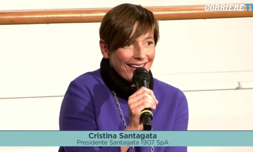 Cristina Santagata riceve il premio BPER Restart Italy